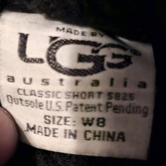 UGG Black Suede Boots Size‎ 8 - Picture 6 of 8